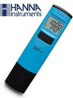 DiST® 4 Waterproof EC Tester เครื่องวัดค่าความนำไฟฟ้า (EC Meter ช่วง 0.00-20.00 mS/cm) ยี่ห้อ Hanna รุ่น HI98304
