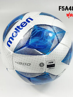 (ของแท้ 100%) ลูกฟุตบอล ลูกบอล Molten F5A4800 ของแท้ เบอร์5 ลูกฟุตบอลหนัง PU รุ่นใช้แข่งขัน FIFA PRO รองรับ