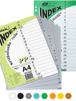 20 Tabs Index Divider A4 DX-85