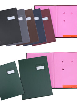 สมุดเสนอเซ็น ปกหนังเทียม ไส้กระดาษซับ