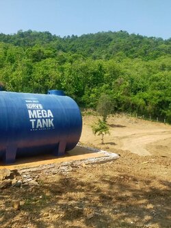 ไฟเบอร์กลาส WAVE WWO/WWU--2010 แทงค์น้ำ ถังเก็บน้ำบนดิน/ใต้ดิน 10000 ลิตร ทรงแคปซูล รับประกันตัวถัง 10 ปี มี มอก. จัดส่งทัวประเทศ