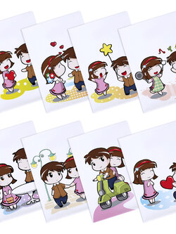 แฟ้มซอง A4 พิมพ์ลาย Be My Love