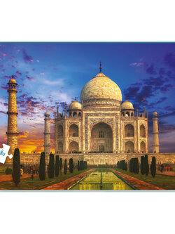 Jigsaw Puzzle ตัวต่อจิ๊กซอว์ 500 ชิ้น T016 Architecture สิ่งก่อสร้าง Taj Maha India รูปทัชมาฮาล ประเทศอินเดีย สิ่งมหัศจรรย์ของโลก MagicLand6