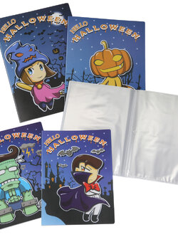 แฟ้มแคตตาล็อก A4 ปกลาย เฮลโลฮาโลวีน