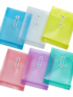 ซองพลาสติก A5 ผูกเชือก A5-011