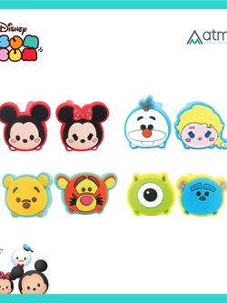 Perfume Clip Disney Atmoz Tsum Tsum Cartoon Edition น้ำหอมปรับอากาศในรถยนต์ คลิปเสียบช่องแอร์ ลายการ์ตูนดิสนีย์