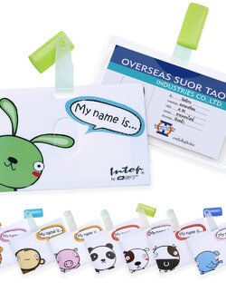 Name Badges with Plastic Clips NL-500
