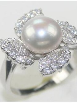 แหวนไข่มุกแท้