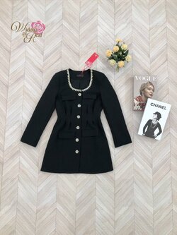 Korea Dress เดรสสั้น ตัวสวย งานดี งานเก๋ ใส่ง่าย แขนยาว