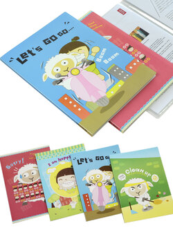 แฟ้มแคตตาล็อก A4 20 ช่อง ปกลายเด็กกับแกะ