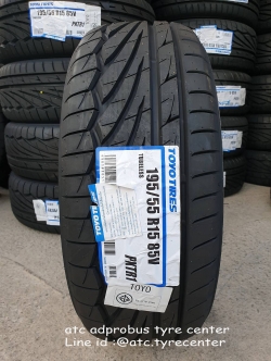 TOYO TIRES รุ่น PROXES TR1 195/55R15 เส้นละ 2,500 บาท