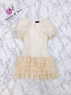 Korea Dress เดรสแขนพองแสนสวย คุณขาปังไม่ไหว