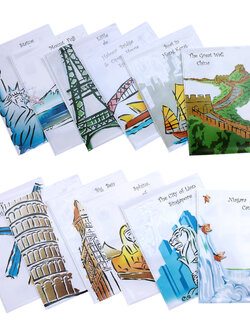 แฟ้มแคตตาล็อก A4 10ช่อง ปกลาย Identiland