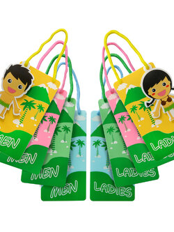 ป้ายห้องน้ำ ชาย-หญิง 20x10 ซม. Men Ladies PR-142