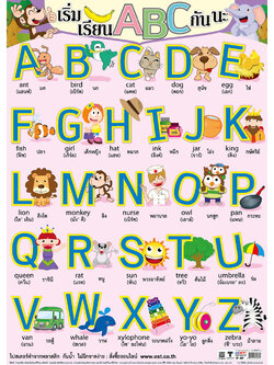 โปสเตอร์ความรู้ เริ่มเรียน ABC กันนะ No.337