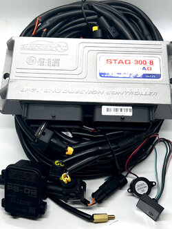 ชุดแก๊ส AC 8 สูบ (ไม่มีหม้อต้ม /ไม่มีรางหัวฉีด) พร้อม แผ่นโปรแกรม