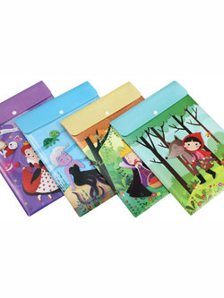 ซองกระดุม A4 ลายโลกนิทานของหนูดี