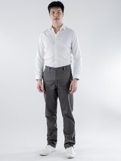 กางเกงยีนส์ ขายาว สีครีมเข้ม ผู้ชาย