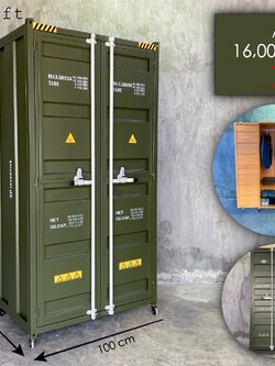 ตู้เสื้อผ้าเหล็ก ตู้เสื้อผ้า เฟอร์นิเจอร์ตู้คอนเทนเนอร์ ตู้เก็บของเหล็ก