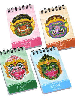 สมุดเขียนบันทึก ไมโครโน้ต ลายโขน