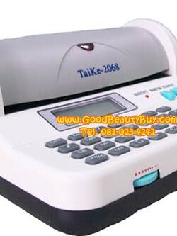เครื่องตรวจแบงค์ปลอม เครื่องตรวจธนบัตร money detector taike-2068 ตรวจลายน้ำ ตรวจสลากรัฐบาลได้