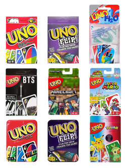 Game Card UNO Set Original Box Variant เกมไพ่อูโน่คลาสสิก การ์ดเกมไพ่ตัวเลขและสี