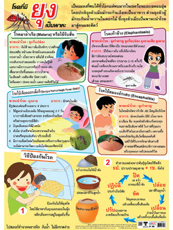 โปสเตอร์ความรู้ โรคที่ยุงเป็นพาหะ No.328