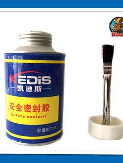 กาวดำ Kedis ขนาด 250 ml. มีแปรงที่ฝา จำนวน 1 กระป๋อง
