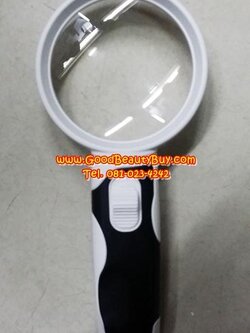 แว่นขยายด้ามจับพร้อมไฟ แว่นขยาย แว่นขยายมีไฟ 2LED Detachable Handheld Magnifier 77390