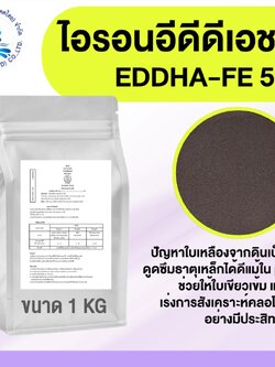 ผงจุลธาตุเหล็กคีเลตอีดีดีเอชเอ 5% ซิตโต้ โฟโปร ไอรอนอีดีดีเอชเอ เหล็กม่วง EDDHA FE 5% บรรจุ 1 กิโลกรัม