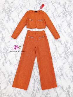 Sh Set เซ็ทเสื้อกับกางเกงเอวสูงสุดแซ่บ