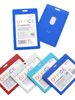 Dual Badge Holder Assorted Colors