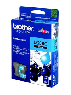 ตลับหมึกอิงค์เจ็ท BROTHER LC-38C - สีฟ้า