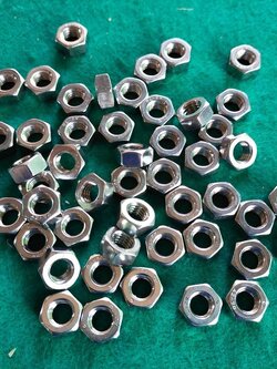 หัวน็อตสแตนเลส M8x1.25 ของใหม่