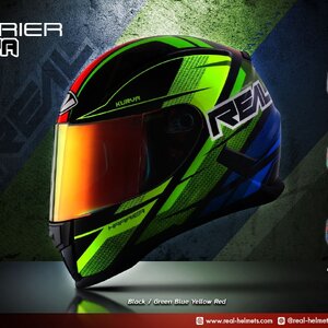 หมวกกันน็อค REAL รุ่น Harrier Kurva