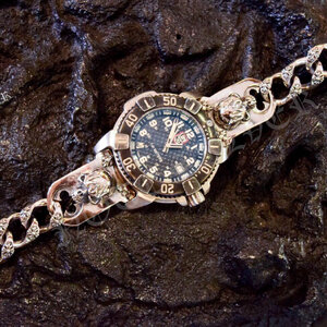 สายนาฬิกาเงินแท้ ลายกะโหลก Watchband Sterling Silver 925 NSWB685