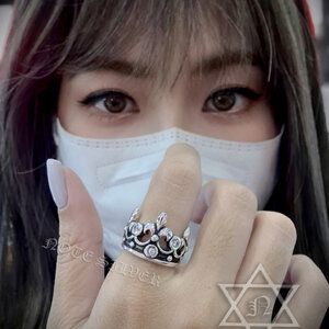 แหวนเงินแท้ มงกุฏแห่งคิง Sterling Silver 925 NSRG1141