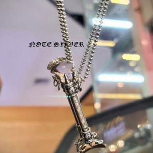 จี้เงินแท้ พลั่วพระธรรม Sterling Silver 925 NSPD2846