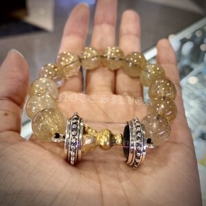 น้ำเต้าดูดทรัพย์ รุ่นแรก ไอ้ส้มฉุน วัดทรงเสวย พร้อมหลอดตะกรุดเงินแท้ Sterling Silver 925 NSPD28