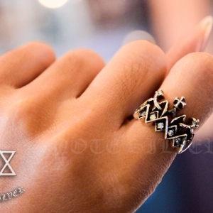 แหวนเงินแท้ มงกุฎแห่งควีน Sterling Silver 925 NSRG1192