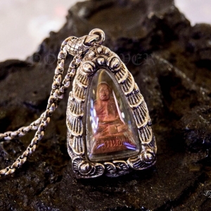 กรอบพระ พิมพ์หลวงปู่ทวดหลังเตารีดพิมพ์ใหญ่ Sterling Silver NSSV949