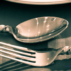 ช้อนส้อม โรงแรม ร้านอาหาร