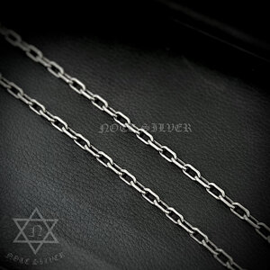 สร้อยคอเงินแท้ ลายโซ่มล 24" Sterling Silver 925 NSSV3108