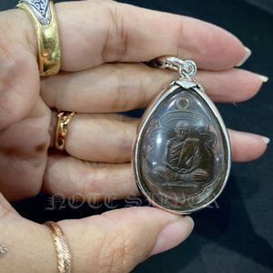 เลี่ยมผ่าหวาย กรอบเงินแท้ Sterling Silver 925 NSSV2695