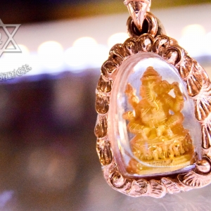 กรอบพระพิคเนศวร เนื้อทอง 9K Pink/Rose Gold NSPG1001