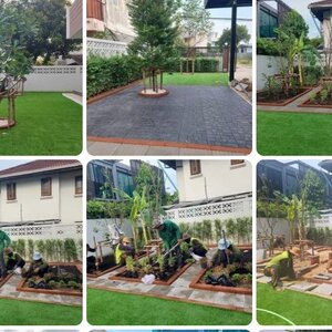 รับจัดสวนและปูแผ่นทางเดิน โทร 062-1596623 รับปูอิฐ ทางเดิน รับเหมาปูอิฐตัวหนอน แผ่นทางเท้า ออกแบบสวนบ่อปลา