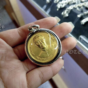 เลี่ยมผ่าหวาย กรอบเงินแท้ Sterling Silver 925 NSSV2718