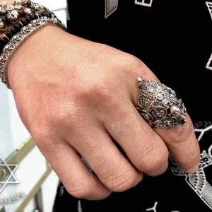 แหวนหน้าพญาครุฑ Sterling Silver 925 NSRG2075