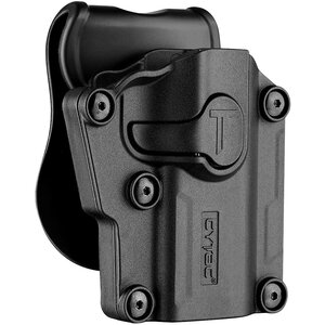 Mega-Fit Universal Holster Black CYTAC Holster ซองพกนอกปลดนิ้วชี้ สีดำ