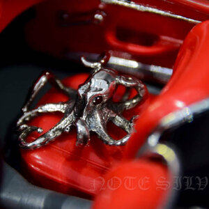 จี้ปลาหมึกเงินแท้ Sterling Silver 925 NSPD2705